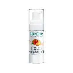 Лубрикант з ефектом вібрації Amoreane Med Liquid Vibrator Peach (30 мл) - мініатюра 2