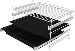Духова шафа Gorenje електрична 77 л, A, пара, дисплей, макс.темпер.-300, білий - мініатюра 8