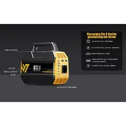 Зарядна станція Vtoman FlashSpeed 300 230Wh (FlashSpeed 300) - мініатюра 2