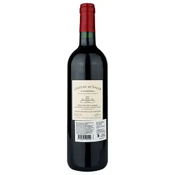 Вино Chateau de Sales 2012, червоне, сухе, 0,75 л - мініатюра 2