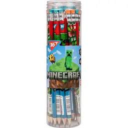 Олівець "Minecraft" з гумкою Yes 280634 Різнокольоровий