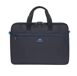 Сумка для ноутбука 15.6 дюйма Rivase 8037 Black - мініатюра 3