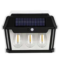 Вуличний ліхтар настіний Solar HW 999-3W на сонячних батареях з датчиком руху - мініатюра 5