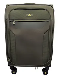 Валіза середня Worldline Airtex 616 жаккард-поліестер M Темно-зелений - мініатюра 2