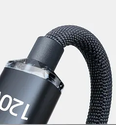 Кабель швидкого заряджання та передачі даних Digital PD Type-C до Type-C 120W 6A 2 м Сірий (Type-C2m120WS) - мініатюра 7