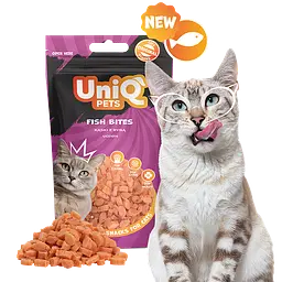 Ласощі для котів Uniq PETS CAT SNACKS MIMI Рибні шматочки, 50 г