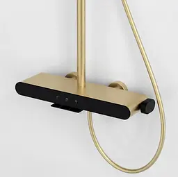 Душова система з виливом Rea Farel brushed gold REA-P0355 - мініатюра 3