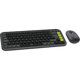 Комплект клавіатура та миша Logitech POP Icon Combo Bluetooth UA Graphite [920-013156] [121099] - мініатюра 2