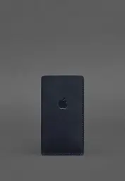 Шкіряний чохол для iPhone 13 Синій Crazy Horse