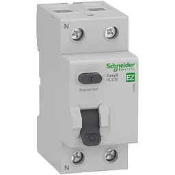 Диференціальний автоматичний вимикач Schneider Electric EZ9 2P 25A 30mA (EZ9R34225)