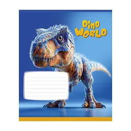 Зошит Школярик Star Dino world 12 аркушів клітинка (012-3664K), в асортименті - мініатюра 2