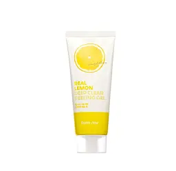Глибоко очищуючий пілінг-гель з екстрактом лимона Real Lemon Deep Clear Peeling Gel FarmStay 100 мл