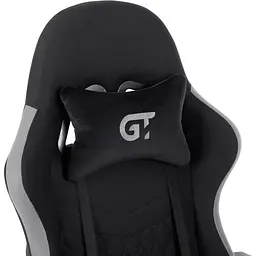 Геймерське крісло GT Racer чорне із сірим (X-2324 Fabric Black/Gray) - мініатюра 3