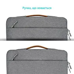 Чохол до ноутбука Grand-X 15" SLX Grey (SLX-15G) - мініатюра 5