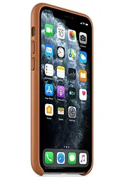 Шкіряний чохол-накладка Leather Case MWYD2ZM/A для Apple iPhone 11 Pro (5.8") Saddle Brown - мініатюра 10