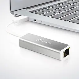 Перехідник j5create JUE130-N, з USB-A на Gigabit Ethernet (JUE130-N) - мініатюра 7