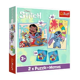 Пазл Trefl Lilo&Stitch Щасливі 2 in 1+memos (5900511935851)
