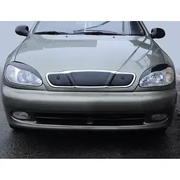Вії фар Fly для Daewoo Lanos хвиля широка №4 Чорні 2 шт - мініатюра 3