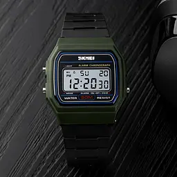 Наручний годинник 1412AG Army Green Skmei acs0030763 - мініатюра 4