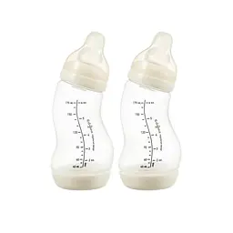 Набір для годування новонароджених Difrax S-bottle Natural 4 антиколікові пляшечки та 2 пустушки - мініатюра 3