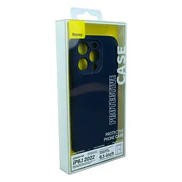 Чохол Baseus Liquid Silica Gel Case Glass 0.22 mm iPhone 14 Pro Max ARYT001903 Blue - мініатюра 8