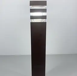 Вуличний ліхтар-стовп в корпусі кольору Coffee 80 см | Line F | Арт. 8024 80CM CF (стовп) - мініатюра 4