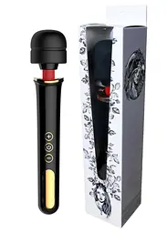 Вібромасажер B - Series Magic Super Powerful, 33 см (чорний) - мініатюра 2