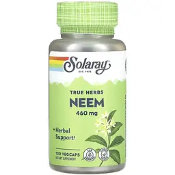 Листя німу Solaray Neem Leaf 460 мг 100 веганських капсул