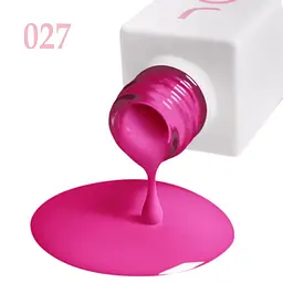 Гель-лак для нігтів рожевий 027 емаль JOIA vegan 6 мл
