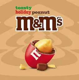 Драже M&M's Toasty Holiday Peanut Chocolate Candy 210 г - мініатюра 4