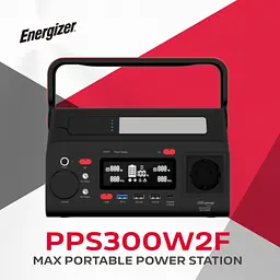 Зарядна станція Energizer 300Вт (293Вт/г) DC, Li-ion, MPPT, QI-10W, USB-C PD 60Вт, ліхтар (PPS300W2) - мініатюра 9