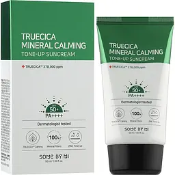 Сонцезахисний крем для обличчя Some By Mi Truecica Mineral Calming Tone-Up SunCream SPF 50+ 50 мл - мініатюра 2