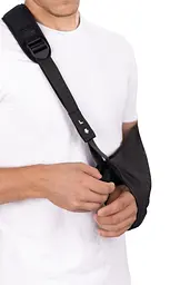 Бандаж хустинка підтримувач руки MED1 TJ-307(3) One Size Чорний - мініатюра 3