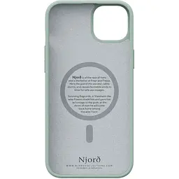 Чохол-накладка Njord Fabric MagSafe Case Turquoise для iPhone 15 (NA51FA13) - мініатюра 3