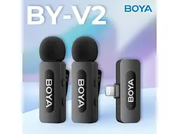 Мікрофонна радіосистема BOYA BY-V2 Lightning Black - мініатюра 8