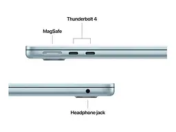 Ноутбук Apple MacBook Air 13,6 2026 M5 10 core GPU 24GB 1TB Sky Blue (MDHK4) - мініатюра 7