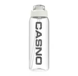 Пляшка для води Casno 800 мл KXN-1257 Біла (KXN-1257_White) - мініатюра 1