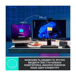 Клавіатура Logitech MX Mechanical Wireless Illuminated Performance UA Graphite (920-010759) - мініатюра 8