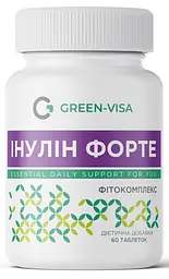 Інулін форте 60 таблеток цукровий діабет (1 і 2 типу) Грін-Віза