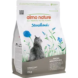 Сухий корм для стерилізованих котів Almo Nature Holistic Cat зі свіжим анчоусом 2 кг