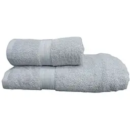 Набір рушників Soho Abba Silver бавовна 2 шт. (50*90+70*140см Abba Silver)