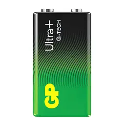 Батарейки GP ULTRA PLUS ALKALINE 9.0V 1604AUP21-S1 Лужні 6F22 1 шт.