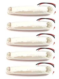 Габарит LED прямокутний 150х20 мм / 12/24V / Білий 1 шт. (Туреччина)