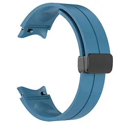 Браслет Cls-black для Samsung Galaxy Watch 4 - світло-синій ширина кріплення 20мм силікон Watchbands (W34-1WB21134651) - мініатюра 3