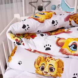 Ковдра MirSon антиалергенна дитяча зима Kids Time 20-0034 King Tiger 110x140 см бавовна (2200009665011) - мініатюра 3