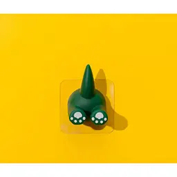 Тримач для зубних щіток Poly-cute у формі тварини 6,5х8,5 см Зелений - мініатюра 2