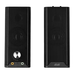 Комп'ютерні колонки 2E PCS203 Black, 2.0, USB, Metal - мініатюра 11