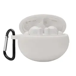 Силіконовий чохол для навушників HUAWEI FreeBuds 5i/6i, Hang Case, білий, ультратонкий захисний кейс товщиною 2 мм, захист від подряпин, пилу та ударів, компактний, з карабіном для кріплення, ArmorStandart (ARM79930)