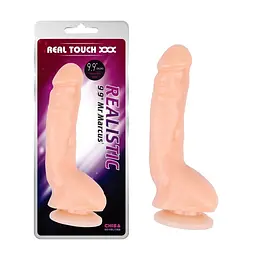 Фалоімітатор Real Touch XXX Realistic 9.9", 23 см (тілесний) - мініатюра 6