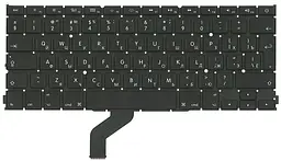 Клавіатура для ноутбука Apple MacBook Pro (A1425) з підсвічуванням (Light) Black, (No Frame), RU (вертикальний ентер)